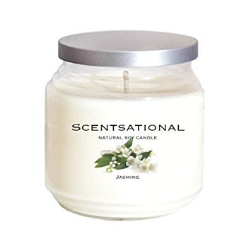 Photo 1 of Scentsational Candles Jasmine Jar Candle, White