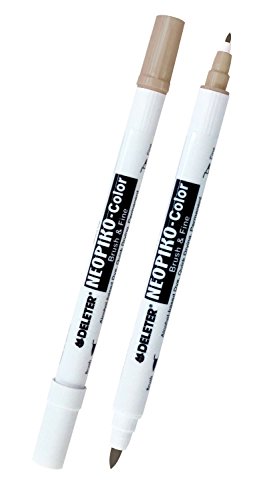 Deleter Neopiko-Color Marker [ Alcohol Based Ink, Dual Tip ][Color: (459) taupe] For Professional Comic Manga Graphic Design and Illustration