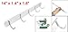 Uxcell Aluminum Bathroom 5 Hanger Towel Coat Clothes Wall Mount Rack Hook
