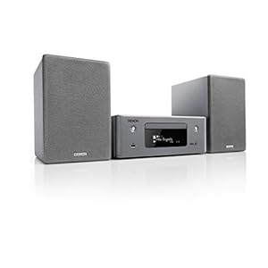 Denon CEOL N-10 Stereo Set met CD Speler & Radio, Microset met Bluetooth, WiFi, Airplay 2, Muziek Streamen, HEOS…