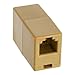 Cmple - Inline Coupler RJ45 Cat5e Keystone Jack 6P6C Crossover (Reverse) - Beige