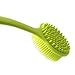 DNC Silicone Back Scrubber Soft Bath Body Brush for Shower with Long Handle (Green)