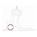 NGT Yoga Wheel 13 inch Yoga Wheel for Back Pain Strongest and Most Comfortable Dharma Yoga Prop Wheel with Free Yoga Bands (Black-Pink)thumb 3