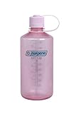 Nalgene Tritan 1-Quart Narrow Mouth BPA-Free Water Bottle, Fire Pink