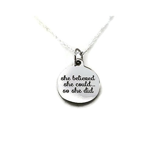 She believed she could so she did inspirational text ne…