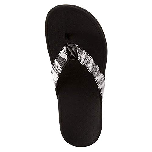 Vionic Women's Tide Sequins Toe Post Sandals- Supportive Ladies Flip Flops That Include Three-Zone Comfort with Orthotic… - Image 4