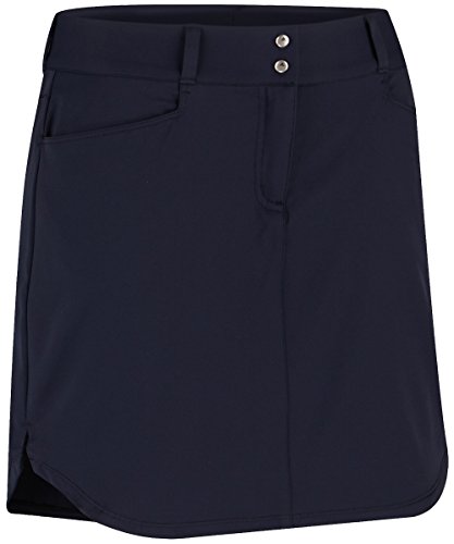 adidas Golf Women's Essentials 3-Stripes Skort, Night Navy, 6