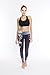 Platinum Sun Women's Three Shadess of grey Leggings UPF 30+ with Printed Designs