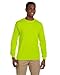 GILDAN Adult Ultra CottonTM Long-Sleeve Pocket T-Shirt>XL Safety Green 2410