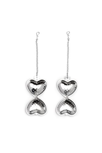 Fox Run 5123 Heart Tea Infuser, Stainless Steel, Set of 2