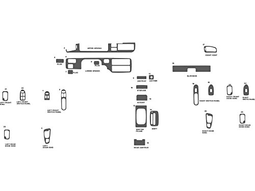 Benevento Dash Kit for Honda Civic 1992-1995 - Sticker Bomb (JDM Tuner)