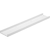 3" x 48" Perimeter Channel by Seves Glass Block | Rigid White Vinyl Support Track for 3" Blocks | Lightweight, Precision Fit, Easy Silicone Install for Walls, Windows &amp; Shower Partitions