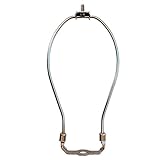 ONEPRE 6 Inch Polished Nickel Heavy Duty Lamp Harp Fitter Chrome For Lamp Shades , More Sizes Available