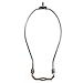 ONEPRE 6 Inch Polished Nickel Heavy Duty Lamp Harp Fitter Chrome For Lamp Shades , More Sizes Available