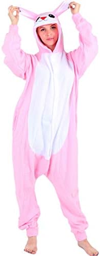 Pink Rabbit Onesie Pajamas Costume Cosplay