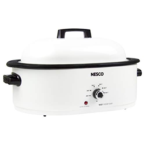 Nesco MWR1814 Roaster Oven, 18 Quart, White Pricepulse