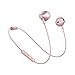 Bluetooth Headphones, Yostyle Magnetic Wireless Earbuds Bluetooth 5.0 Noise Canceling Earphones Sweatproof Sport Headset w/Mic for iPhone 11 Pro/X/XR/XS Max/8/7/6 Plus,10 Hrs Work Time(Rose Gold)