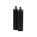 Big Berkey Water Filter 2.5 Gallon System Bundle: 2 Black BB9 Filters, 2 PF2 Fluoride Filters, 1 Stainless Steel Water Bottle