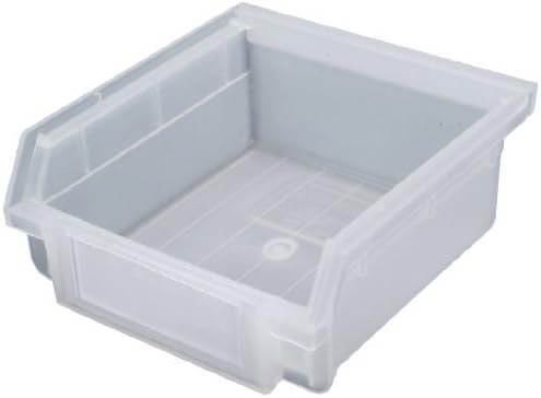 Triton Products 2-205TR LocBin Hanging Nesting Polypropylene Bins with White Product Identification Labels for Molded Front Holder, Translucent, 30-Count by Triton Products
