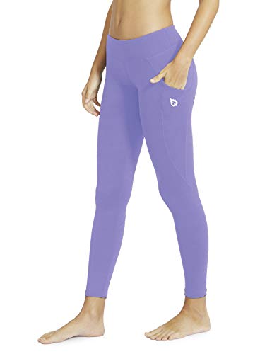 image for BALEAF Women's Mid-Waist Yoga Leggings Side Pockets 28
