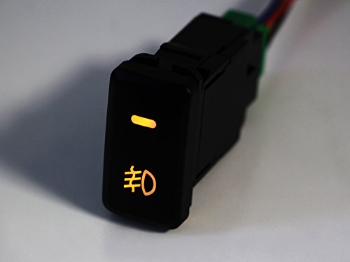 image for iJDMTOY (1) Factory Style 4-Pole 12V Push Button Switch w/LED Backgrou