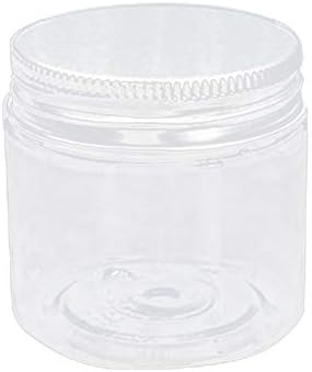 good01 Refillable Bottle,30-80ml Clear Plastic Cosmetic Cream Storage Jar Travel Empty 60ml