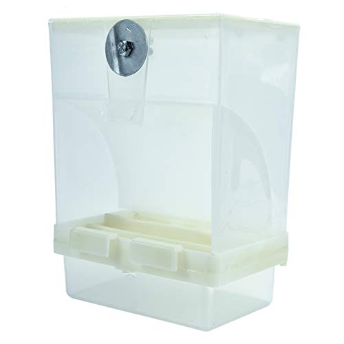 Timoo No Mess Bird Feeder for Cage Automatic Parakeet Feeder Cage Accessories, Load 14oz Feed - Thumbnail 5