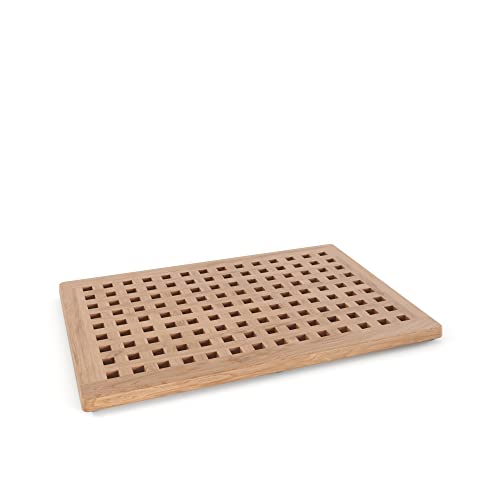 AquaTeak The Original Grate Teak Bath Shower Mat Pricepulse