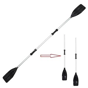 None 210cm/82” Aluminum Boat Oars Double-Ended Kayak Paddles Float Raft Canoe Detach