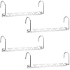 Meetu Space Saving Hangers Metal Clothes Hangers 6X2 Slots Magic Hanger Cascading Hanger Updated Hook Design Closet…