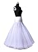 RohmBridal Women's A-line Petticoats Wedding Dress Ball Gown Underskirt Crinoline Slips White