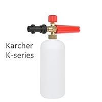 INNOLITES Adjustable Foam Cannon Snow Lance Nozzle Soap Compatible with Karcher K-Series Pressure Washer Gun K2 K3 K4 K5 K6 K7