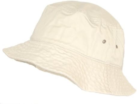 TitFus Cotton Blend Twill Bucket Polo Fishing Hat Cap fisherman (S/M, Putty)