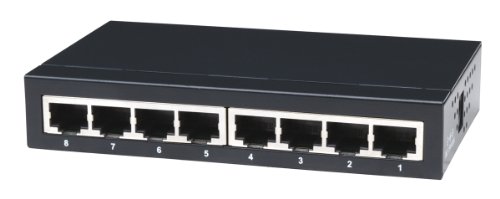 Intellinet 8-Port 10/100Mbps Fast Ethernet Office Switch (Metal) (523318)