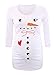 BBHoping Women's Maternity Tops 3/4 Sleeve Round Neck Classic Side Ruched Pregnancy T-Shirt