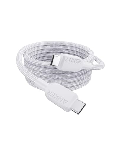 Anker 240W USB-C to USB-C Cable, 6 ft Double Braided Nylon... en promo sur Amazon