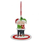 Personalized Reindeer Family Christmas Ornament