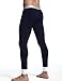 SEOBEAN Men's Low Rise Long John Cotton Pants