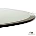 Hamilton Hills Polished 36 Inch Acrylic Glass Table Top | Transparent 3/8