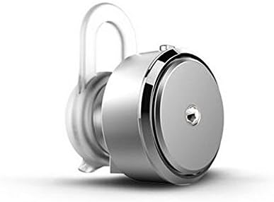 Daono Ultra Small Bluetooth 4.0 Headset Earphone Mini In-ear wireless Headphones Support Hands-free Calling For Smartphones with Bluetooth (Silver)