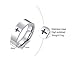 VNOX Mens Womens Stainless Steel Cross Ring for Holy Saint Christian Prayer Baptism Mitzvah,