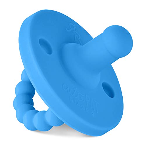 Ryan & Rose Cutie PAT Pacifier Teether (Sky Blue, Stage 2) Pricepulse