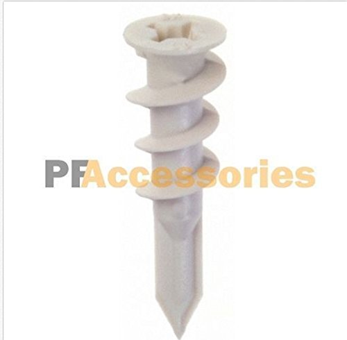 LIKE SHOP 120x Self Drilling Wall 50 lbs Threaded Drywall Plastic Anchors for #8-10 Screws