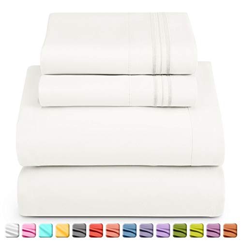 Nestl Kids Deep Pocket Twin XL Sheets 3 Piece Twin XL Size Bed Sheets
