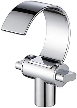 Amazon Com Wg Bathroom Sink Faucet Waterfall Chrome Centerset