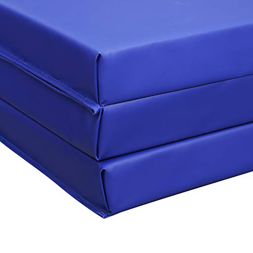 ZENOVA Folding Super Thick 4'x6'x4'' Gymnastics Landing Mat for Martial Arts, Tumbling
