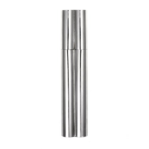 Kloud City 2 Ounce Stainless Steel Tubed Pocket Wine Whiskey Flask Tubes with Cigar Storage Case Tube Holder
