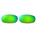 Walleva Emerald Mirror Coated Polarized Replacement Lenses for Oakley Square Wire 2.0 Sunglasses
