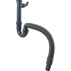 Cornat buizen-geurafsluitingen voor was- & spoeltafels verschillende maten/stijlen Buisvormige geurafsluiter flexibel…