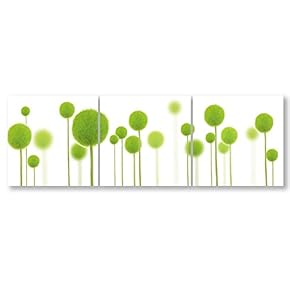 Wall26-3 Panel Canvas Wall Art- Elegant Flowers-Giclee Painting Wall Bedroom Living Room Home Decoration - 12"x12"x3 Panels
